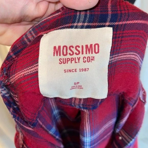 Mossimo Red Plaid Shirt - Picture 5 of 5